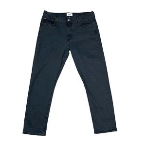 Agolde Toni Straight Jeans in Black/Gray 30